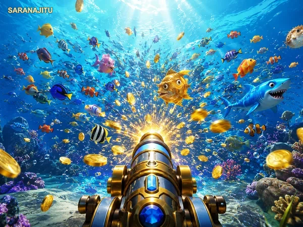 Ilustrasi target ikan dalam permainan Fishing