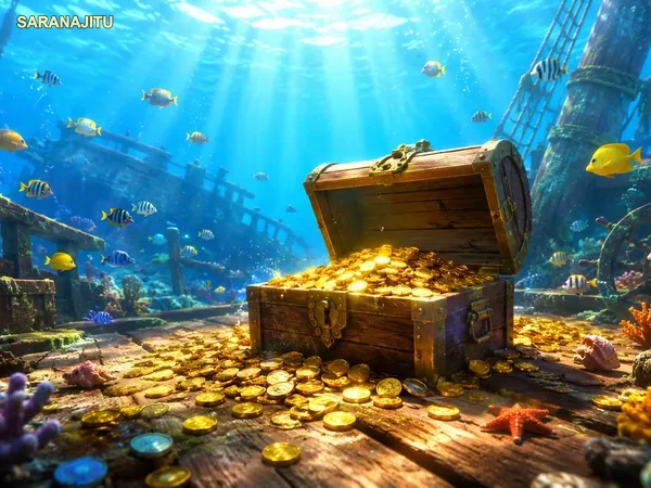 Aksi menembak target dalam permainan King of Fishing